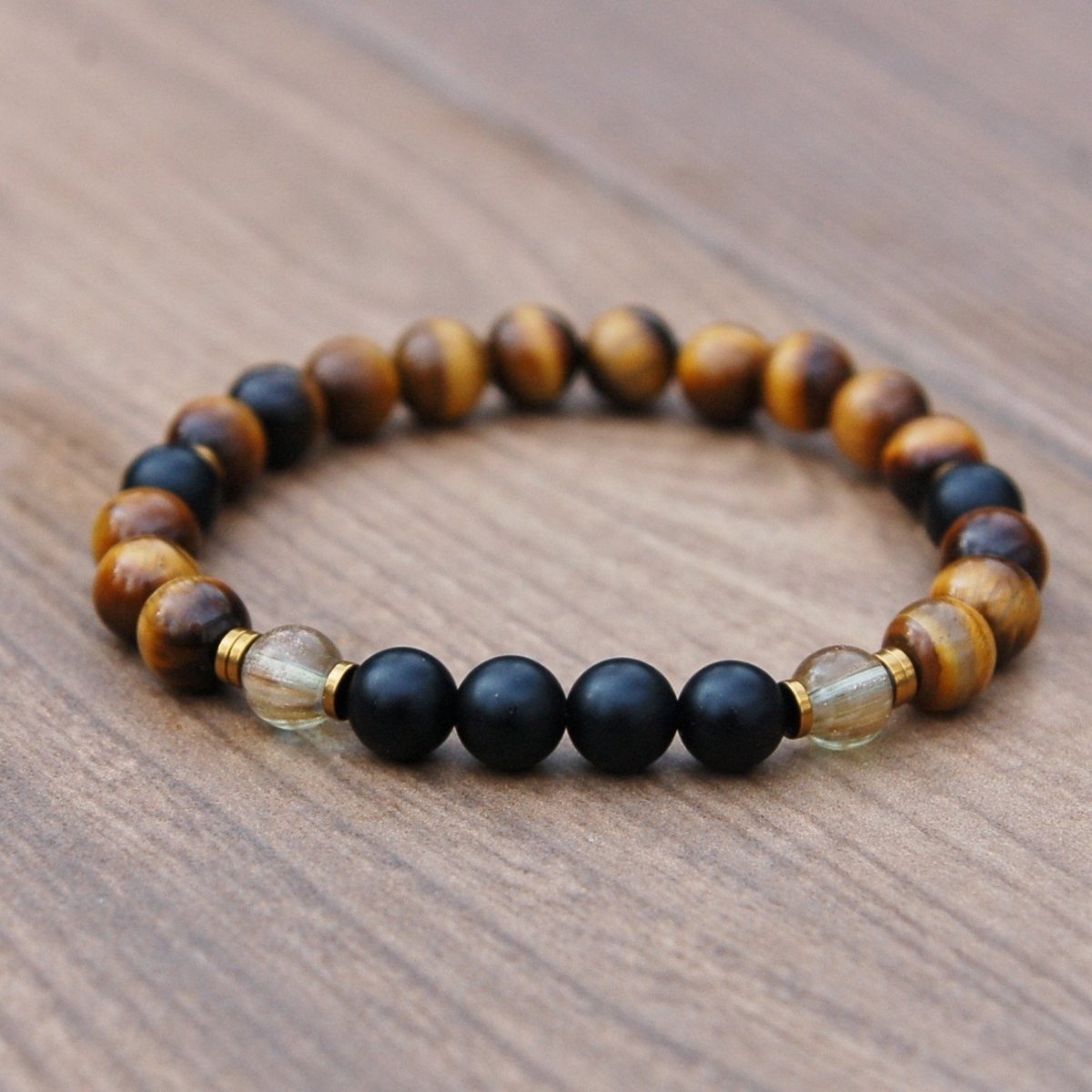 Men's Tiger's Eye Healing Fertility Chakra Bracelet